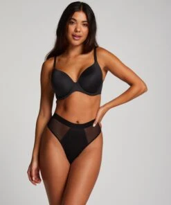 Hoch Ausgeschnittener, Nahtloser String Mesh