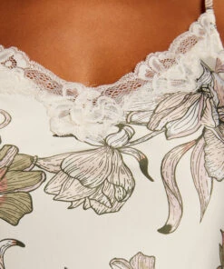 Cami Top Satin Spitze -Mode Dessous Geschäft 195954 2