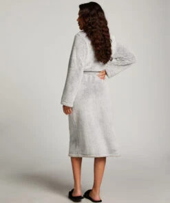 Fleece-Bademantel Lang -Mode Dessous Geschäft 199158 4