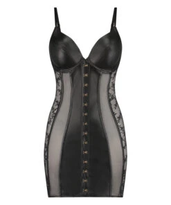 Slipdress Aus Kunstleder -Mode Dessous Geschäft 200425 5