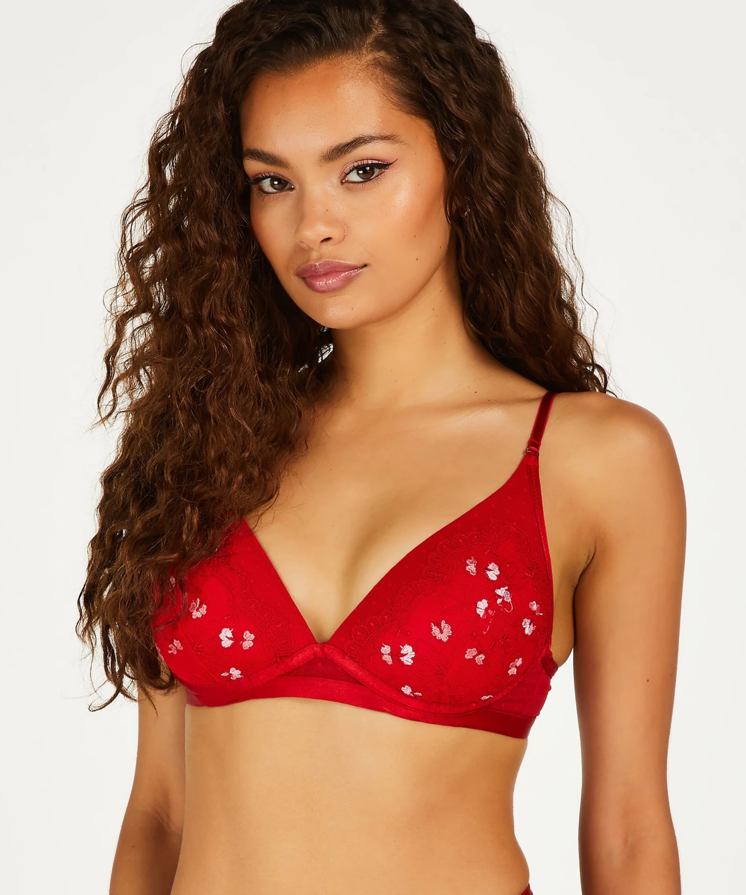 Wattierter Bügelloser BH Violet 3 Wattierter Bügelloser BH Violet