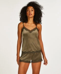 Cami Velours Spitze -Mode Dessous Geschäft 201794 3