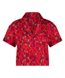 Kurzärmelige Satin-Jacke -Mode Dessous Geschäft 201810 5