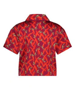 Kurzärmelige Satin-Jacke -Mode Dessous Geschäft 201810 6