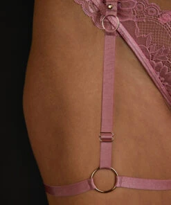 Strumpfhalter Aus Kunstleder -Mode Dessous Geschäft 202306 2